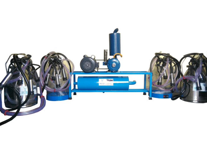 Four Bucket Milking Machine