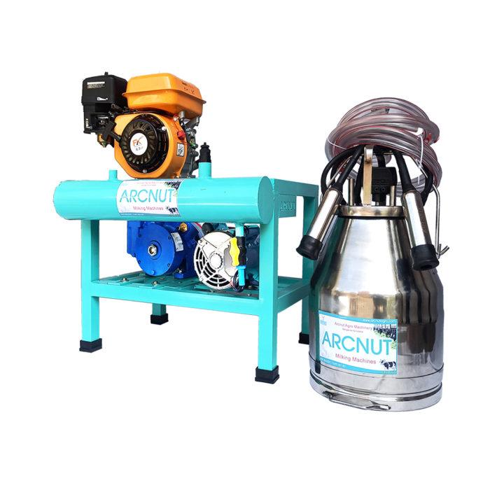 Buffalo milking machine with Petrol Engine