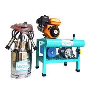 Buffalo milking machine with Petrol Engine