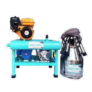 Buffalo milking machine with Petrol Engine