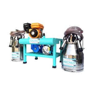 Dual Power Double Can Milking Machine