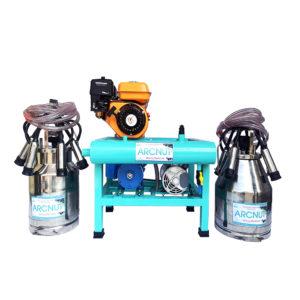 Dual Power Double Can Milking Machine