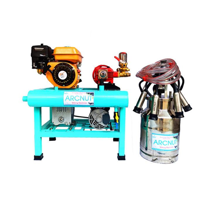 Milking Machine with Cleaning Pump